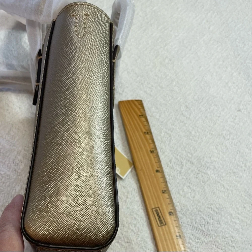 Michael Kors Metallic Gold Mini‎ Bag NWT - Picture 5 of 10